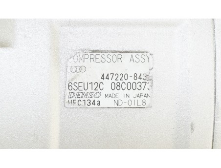 AC Compressor AUDI A4 B6 B7 A6 C5 ALLROAD 00- 2.5 TDI 447220-8433