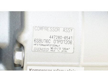 AC Compressor MERCEDES B-CLASS (W242,W246) 11R.- 1.8 CDI 447280-6541