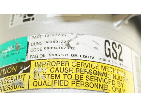 Klimakompressor OPEL AGILA A 03- 1.0 1.2 13197255