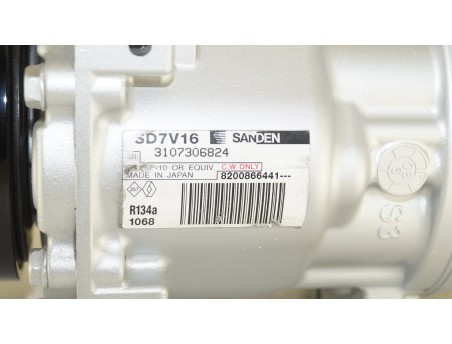 AC Compressor DACIA DUSTER LOGAN SANDERO RENAULT THALIA 8200866441