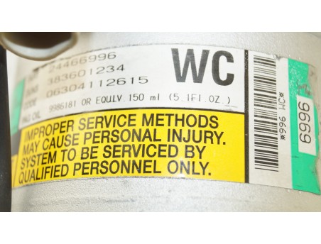 AC Compressor OPEL ASTRA H ZAFIRA B 24466996, WC