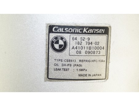 BMW 1 (E81,E87,E82,E88) 3 (E90,E92,E93,E91) 64529182794-02 KOMPRESOR