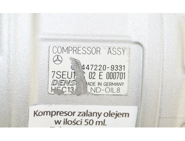 Klimakompressor MERCEDES E-KLASSE...