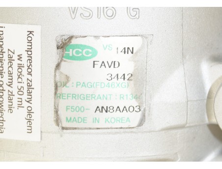 HYUNDAI ELANTRA I30 KIA CEE'D PRO CEE'D F500-AN8AA03 KOMPRESOR