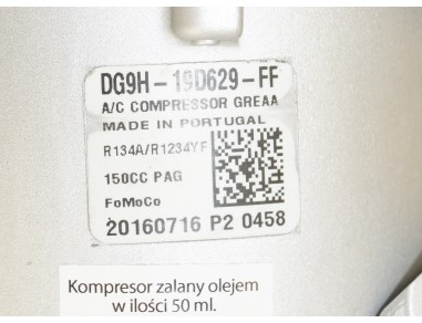 AC Compressor FORD MONDEO V GALAXY...