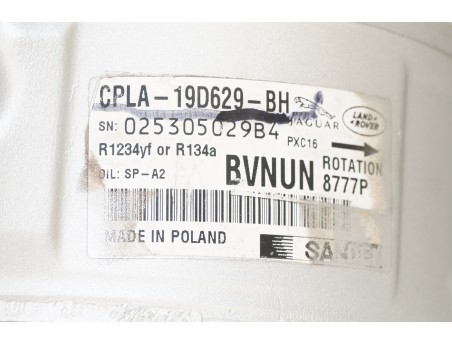 Klimakompressor JAGUAR F-TYPE XF XJ LAND ROVER DISCOVERY 2.0 3.0 CPLA-19D629-BH