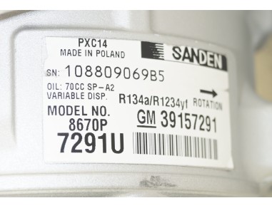 AC Compressor OPEL ANTARA ASTRA K...