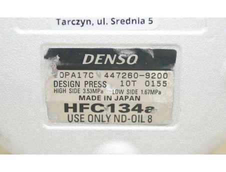 Klimakompressor IVECO STRALIS CURSOR DAF CF 85 TOYOTA CAMRY 447260-9200