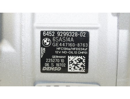 BMW 1 F20 F21 2 F45 3 F30 4 F32 5 G30 X1 X4 Z4 MINI 64529299328 KOMPRESOR