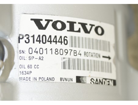 Klimakompressor VOLVO S60 S80 II V70 III XC60 XC70 P31404446