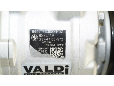 BMW 1 F20 2 F22 3 E90 F30 5 F10 X1 E84 Z4 E89 64529330831-02 KOMPRESOR