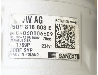 Klimakompressor AUDI A1 A3 SEAT LEON...