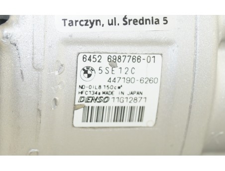 AC Compressor BMW 1 (E81,E87) 3 (E90) 64526987766-01