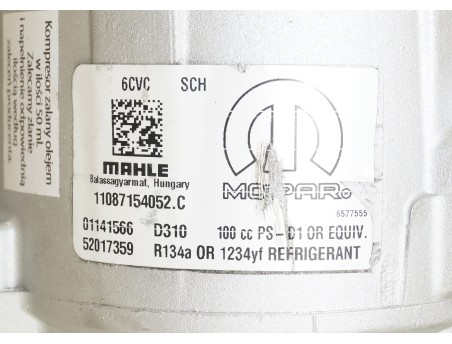 AC Compressor FIAT TIPO 1.3 1.6 52017359, 01141566