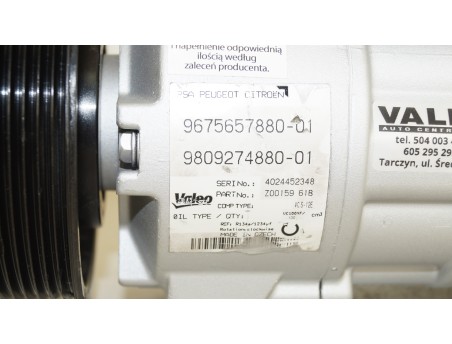 AC Compressor C4 PICASSO II PEUGEOT 308 II 1.6 9675657880, 9809274880