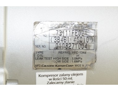 AC Compressor SUBARU IMPREZA 1.6 2.0...