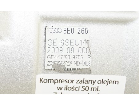 AUDI A4 A5 A6 Q5 SEAT EXEO 8E0260805 447190-9755 KOMPRESOR