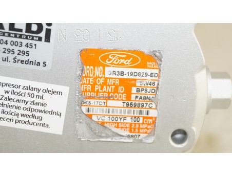 Klimakompressor FORD MUSTANG CONVERTIBLE GR3B-19D629-ED