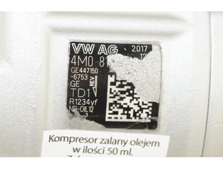 Klimakompressor AUDI A4 B9 A5 A6 C7 A7 A8 Q5 Q7 4M0816803