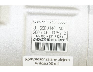 AC Compressor AUDI A4 A5 A6 A8 Q5...