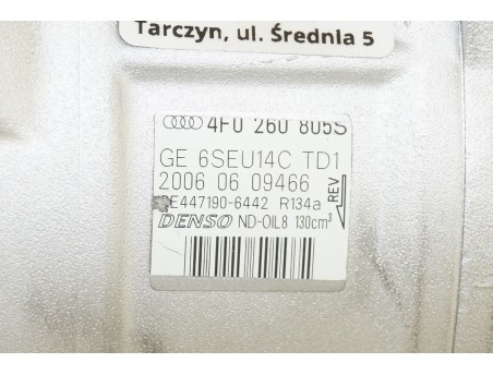 AC Compressor AUDI A4 A5 A6 A8 Q5 SEAT EXEO 4F0260805S