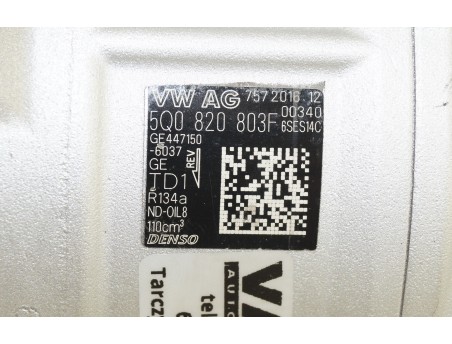 Klimakompressor AUDI SEAT SKODA VW 5Q0820803F 447150-6037