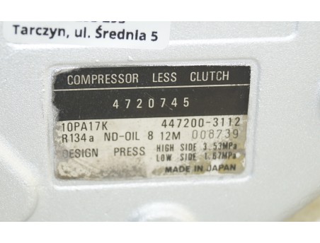 VOYAGER / GRAND VOYAGER 4720745, 447200-3112 KOMPRESOR