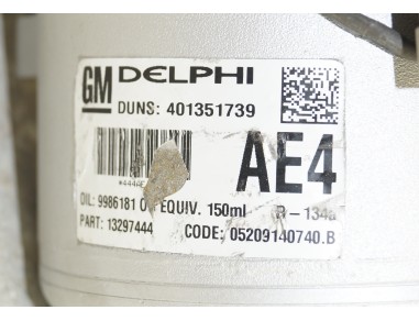 AC Compressor OPEL ASTRA H ZAFIRA B...