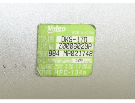 AC Compressor RENAULT KOLEOS I 2.0 DCI 92600-JY02A
