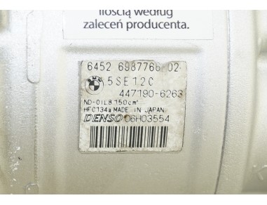 AC Compressor BMW 1 (E81,E87) 3 (E90)...