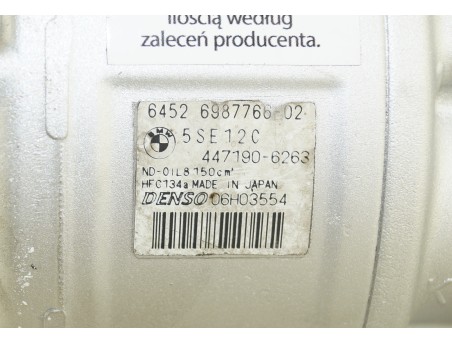 Klimakompressor BMW 1 (E81,E87) 3 (E90) 64526987766-02