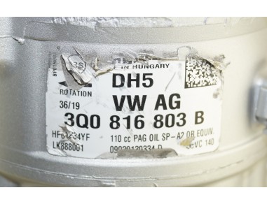 AC Compressor AUDI SEAT SKODA VW...