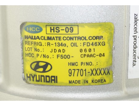 KIA PICANTO II 1.0 F500-CPAAC-04 KOMPRESOR