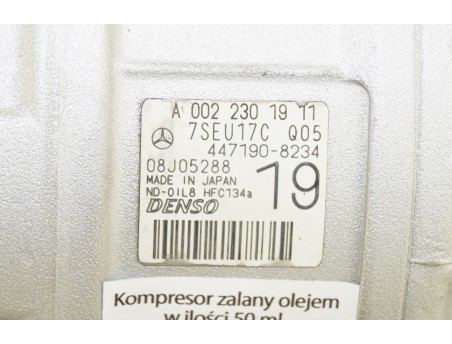 Klimakompressor MERCEDES C-KLASA S-KLASA SPRINTER VITO CLK A0022301911