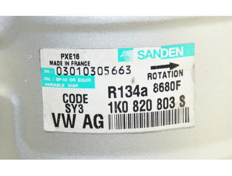 AUDI SEAT SKODA VW 1K0820803S PXE16-8680F KOMPRESOR