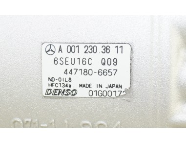 AC Compressor MERCEDES A-CLASS (W169)...