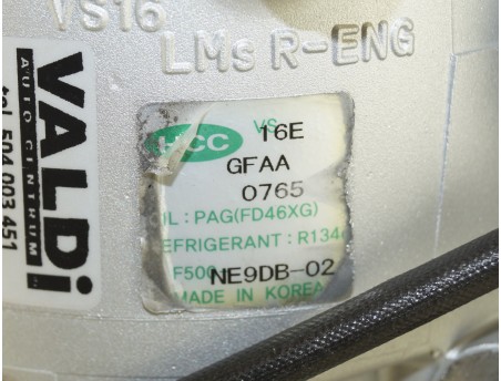 AC Compressor HYUNDAI IX35 KIA SPORTAGE III F500-NE9DB-02