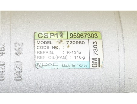 CHEVROLET SPARK 10- 1.0 1.2 95967303 KOMPRESOR