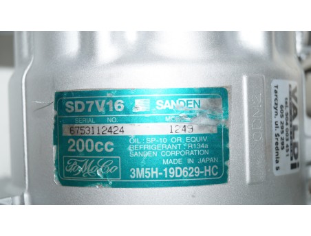 Klimakompressor FORD FOCUS II KUGA VOLVO C30 S40 1.6 2.0 3M5H-19D629-HC