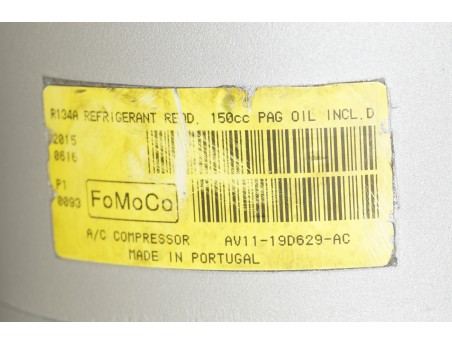 AC Compressor FORD B-MAX FIESTA VI ECOSPORT MAZDA VOLVO AV11-19D629-AC