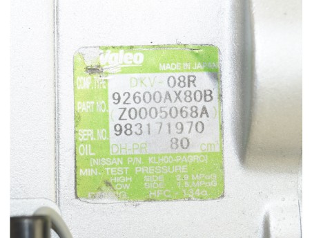 Klimakompressor NISSAN MICRA III K12 NOTE E11 1.2 1.4 92600AX80B
