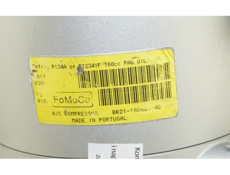 AC Compressor FORD TOURNEO CUSTOM TRANSIT 12- 2.2 TDCI BK21-19D629-AD