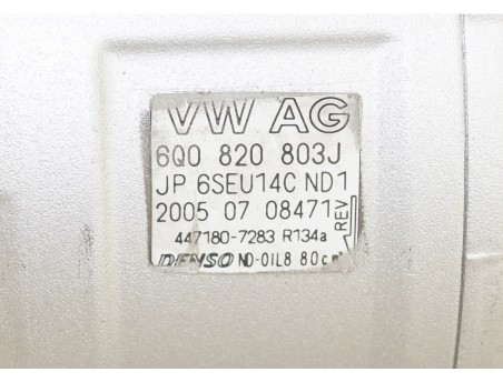 SEAT IBIZA SKODA FABIA VW POLO 6Q0820803J, 447180-7283 KOMPRESOR