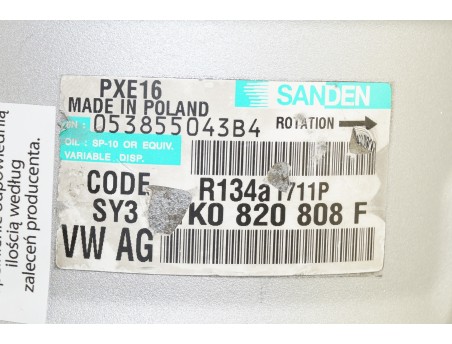 Klimakompressor AUDI SEAT SKODA VW 1K0820808F 1711P