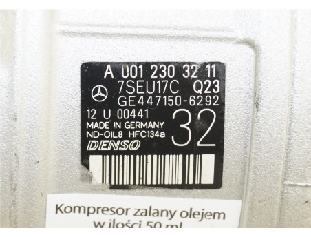 AC Compressor MERCEDES S-CLASS SPRINTER A0012303211