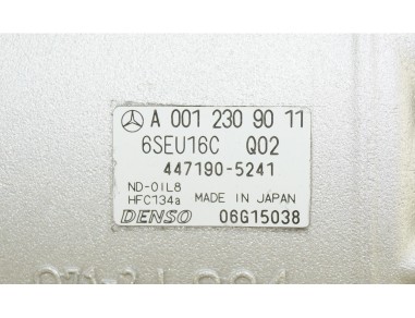 AC Compressor MERCEDES A-CLASS W169 B-CLASS W245 A0012309011