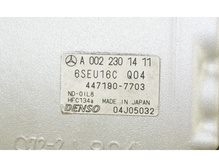MERCEDES A-KLASA W169 B-KLASA W245 A0022301411 KOMPRESOR