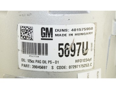 AC Compressor OPEL ASTRA J MERIVA B... AC Compressor OPEL ASTRA J MERIVA B...