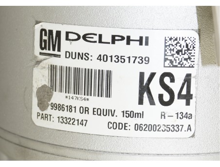 OPEL ASTRA G ASTRA H ZAFIRA B MERIVA A 13322147 KOMPRESOR