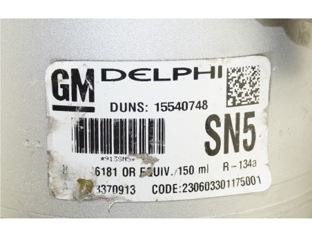 AC Compressor OPEL ASTRA H ZAFIRA B 13370913, SN5